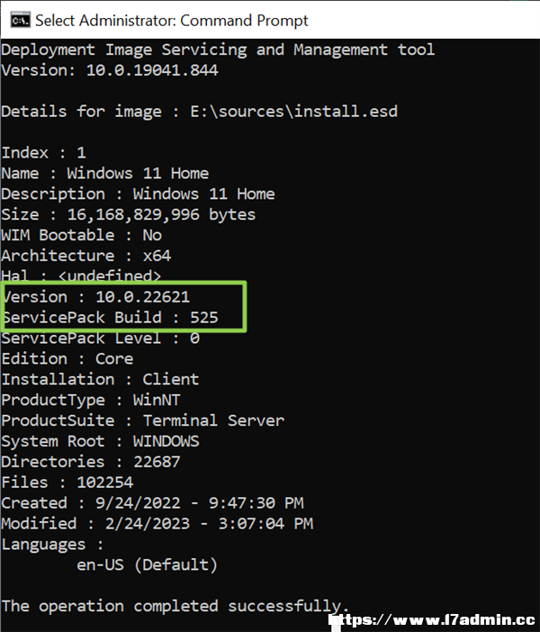 Tiny11 BuilderO¾Win112GB(ni)